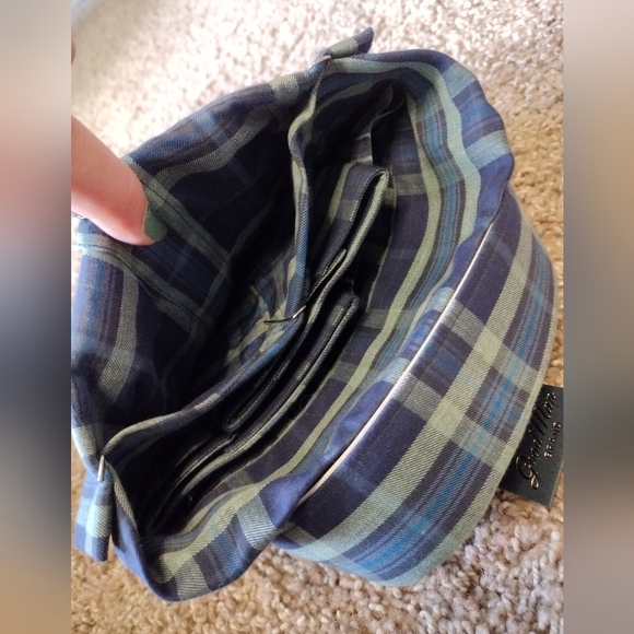 Good Man Brand Blue and Green Plaid Men's Long Sleeve Button Down Shirt NWT - Picture 6 of 6